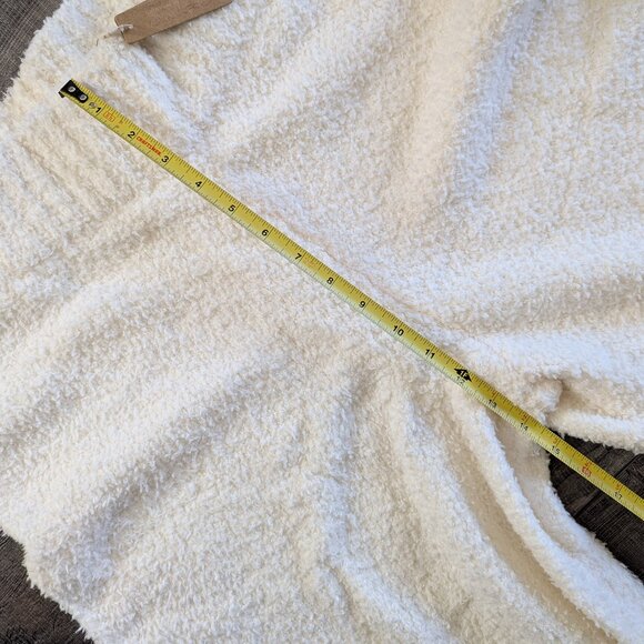 NWT Skims Women's Cozy Knit Teddy Wide Leg Lounge Pants Bone White 2X/3X - Picture 5 of 10